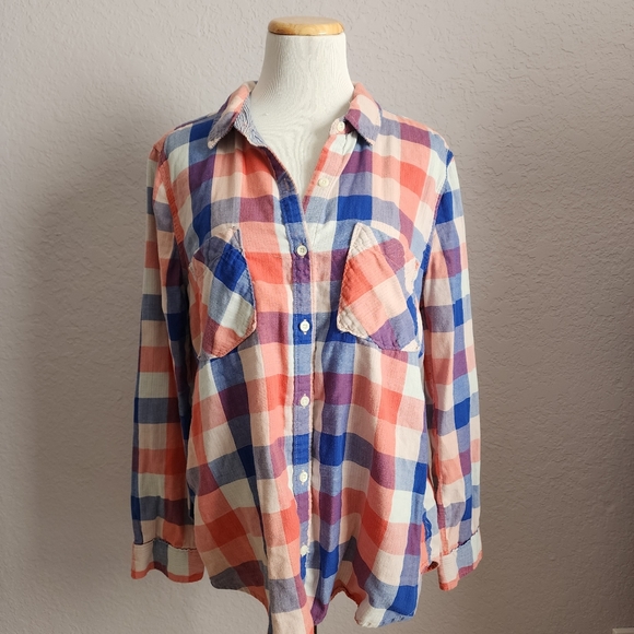 Women's plaid top - Picture 1 of 7